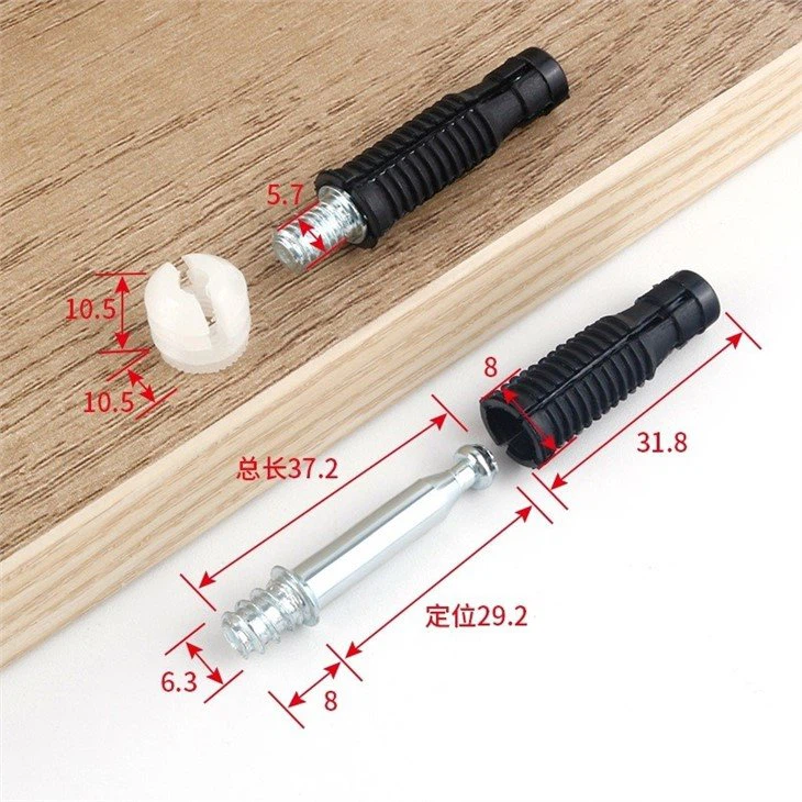 wholesale 15 X 12mm Zinc Alloy Cabinet Cam Lock Connectors